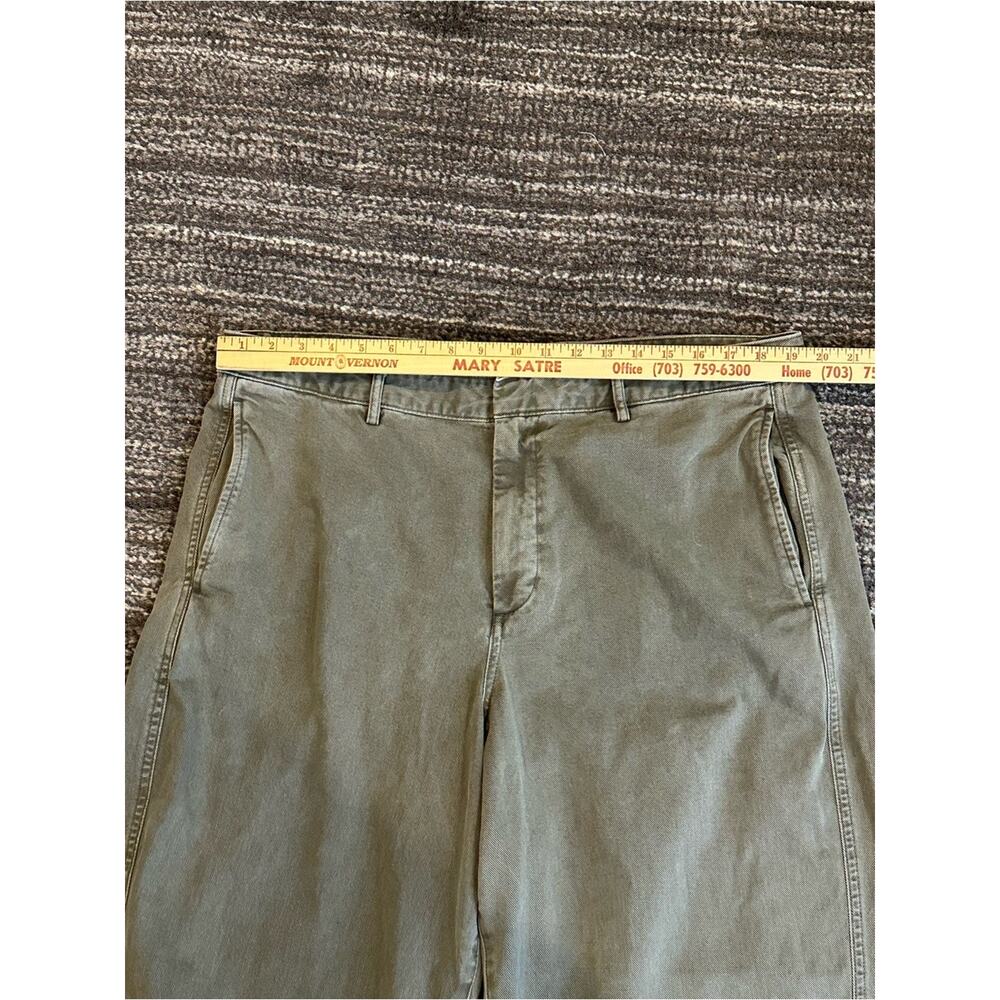GAP Barrel Leg Cotton Ankle Crop Pants SZ 18 Khaki Black Moss Green Garment Dyed - Picture 11 of 14